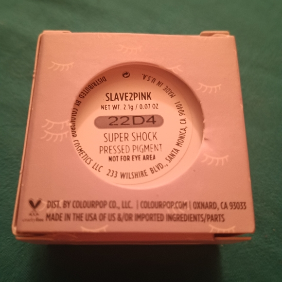 RARE DISCONTINUED UNOPENED Slave2pink super shock by Colourpop - Picture 3 of 3